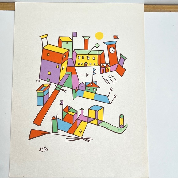 Klee Art Print, 10"x13", Great Framed - Picture 1 of 5